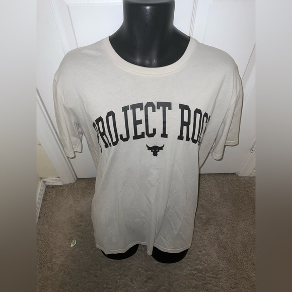 Under Armour Other - Mens pre own Under Armour project rock logo shirt size XL loose fit